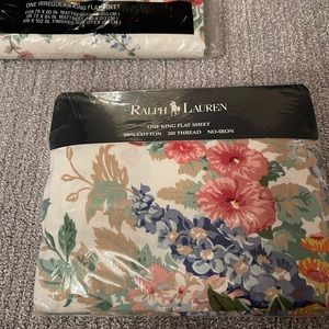 Ralph Lauren king flat sheet